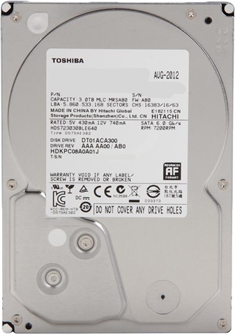 Toshiba DT01ACA300 3TB 3.5